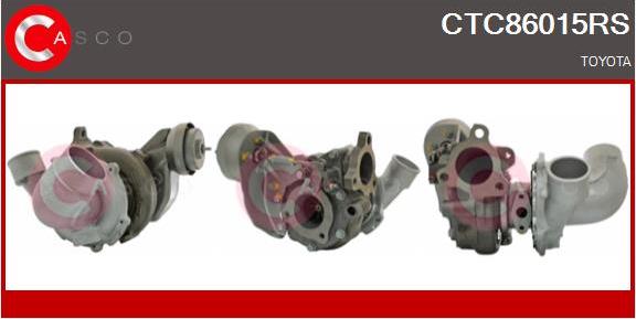 Casco CTC86015RS - Турбина, принудително пълнене с въздух vvparts.bg