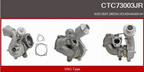 Casco CTC73003JR - Турбина, принудително пълнене с въздух vvparts.bg