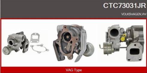 Casco CTC73031JR - Турбина, принудително пълнене с въздух vvparts.bg