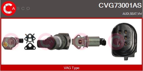 Casco CVG73001AS - AGR-Клапан vvparts.bg