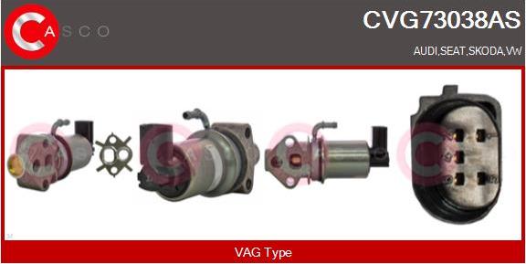 Casco CVG73038AS - AGR-Клапан vvparts.bg