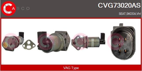Casco CVG73020AS - AGR-Клапан vvparts.bg