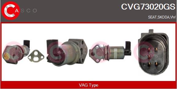 Casco CVG73020GS - AGR-Клапан vvparts.bg