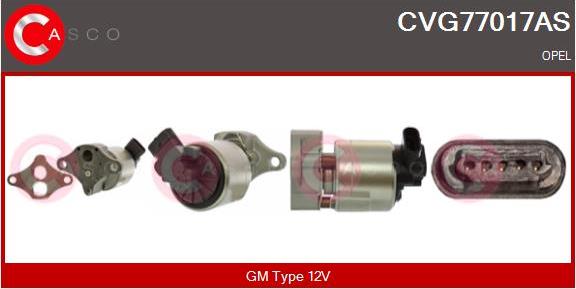 Casco CVG77017AS - AGR-Клапан vvparts.bg