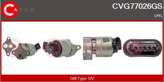 Casco CVG77026GS - AGR-Клапан vvparts.bg