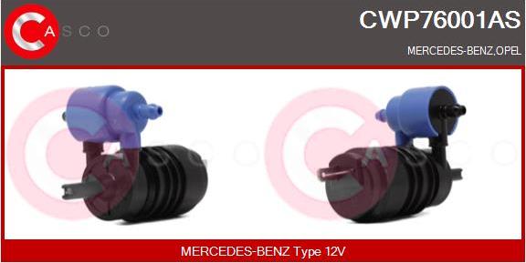 Casco CWP76001AS - Водна помпа за миещо устр., почистване на стъклата vvparts.bg