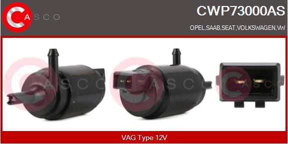 Casco CWP73000AS - Водна помпа за миещо устр., почистване на стъклата vvparts.bg