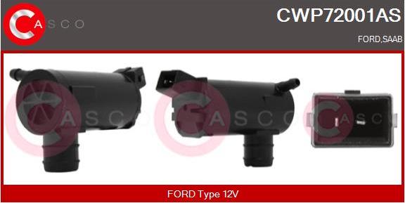 Casco CWP72001AS - Водна помпа за миещо устр., почистване на стъклата vvparts.bg