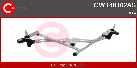 Casco CWT48102AS - Лостов механизъм на чистачките vvparts.bg