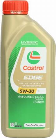 Castrol EDGE5W30LL1L - Двигателно масло vvparts.bg