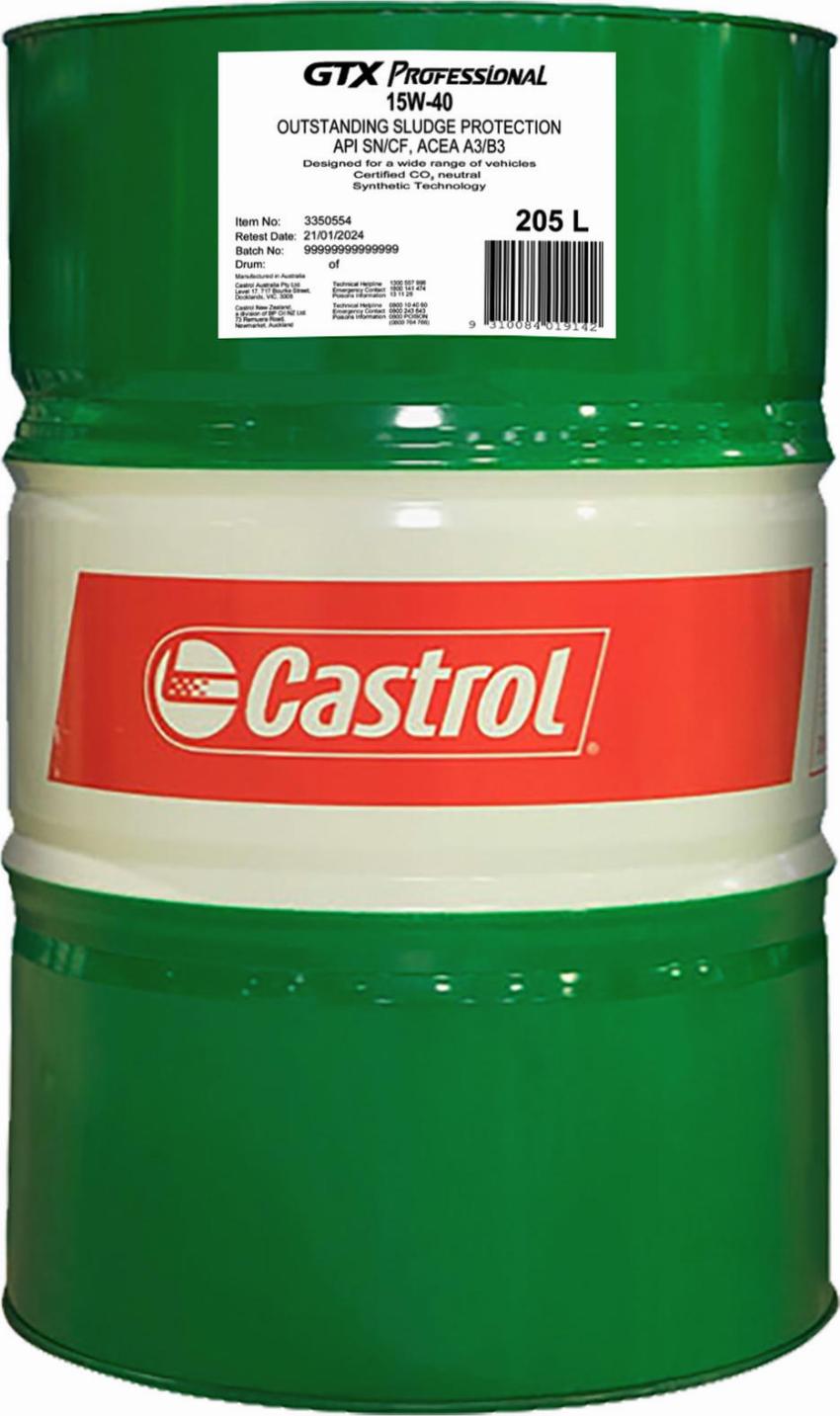 Castrol 3350554 - Двигателно масло vvparts.bg