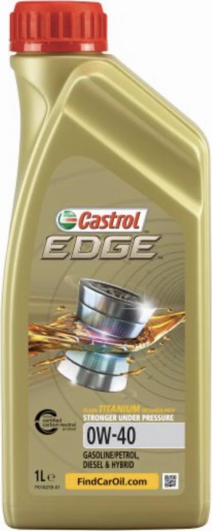 Castrol EDGE0W401L - Двигателно масло vvparts.bg