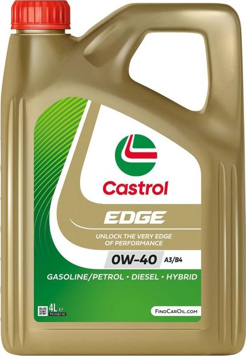 Castrol EDGE 0W-40 A3/B4 - Двигателно масло vvparts.bg