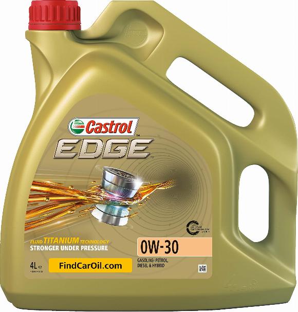 Castrol EDGE 0W30 4L - Двигателно масло vvparts.bg