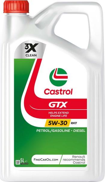 Castrol GTX 5W30 RN17 5L - Двигателно масло vvparts.bg