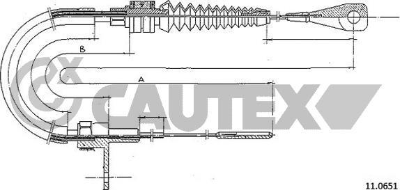 Cautex 465720 - Жило за газ vvparts.bg