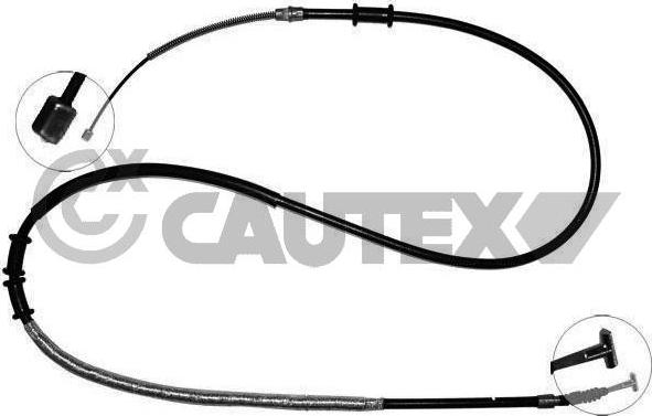 Cautex 019001 - Жило, ръчна спирачка vvparts.bg