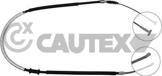 Cautex 018992 - Жило, ръчна спирачка vvparts.bg