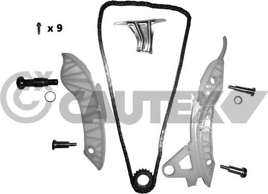 Cautex 031672 - Комплект ангренажна верига vvparts.bg