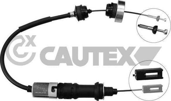 Cautex 038456 - Въжен механизъм, задействане на съединителя vvparts.bg