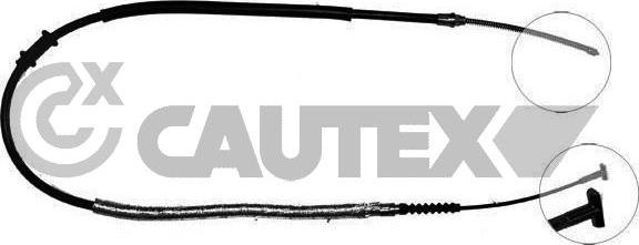 Cautex 218004 - Жило, ръчна спирачка vvparts.bg