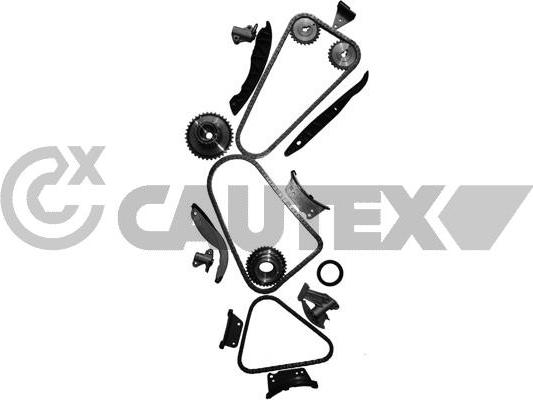 Cautex 752037 - Комплект ангренажна верига vvparts.bg