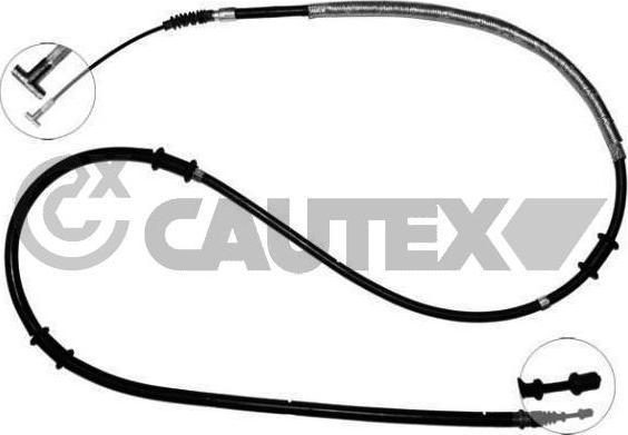 Cautex 761034 - Жило, ръчна спирачка vvparts.bg