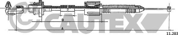 Cautex 762512 - Жило за газ vvparts.bg