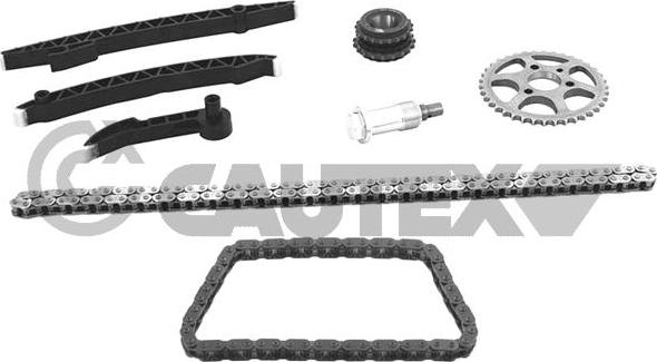 Cautex 772380 - Комплект ангренажна верига vvparts.bg