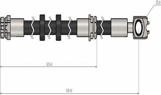 CAVO C900 419A - Спирачен маркуч vvparts.bg