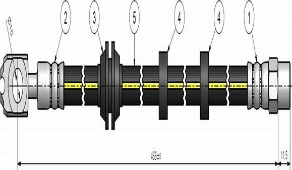 CAVO C900 426A - Спирачен маркуч vvparts.bg