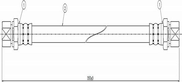 CAVO C900 138A - Спирачен маркуч vvparts.bg