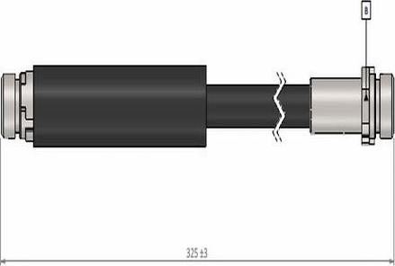 CAVO C900 821A - Спирачен маркуч vvparts.bg