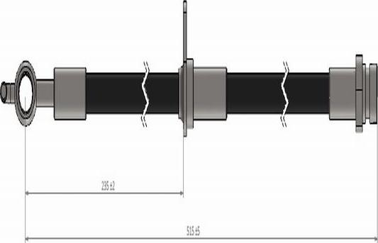 CAVO C900 321B - Спирачен маркуч vvparts.bg