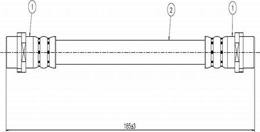 CAVO C800 434A - Спирачен маркуч vvparts.bg