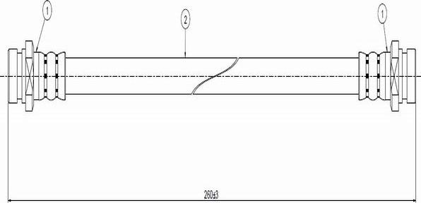 CAVO C800 425A - Спирачен маркуч vvparts.bg