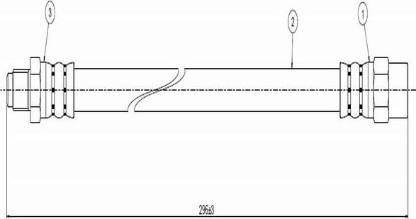 CAVO C800 559A - Спирачен маркуч vvparts.bg