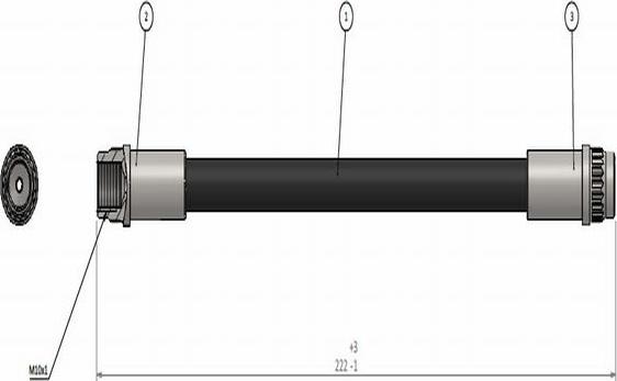 CAVO C800 564A - Спирачен маркуч vvparts.bg