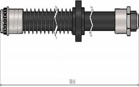 CAVO C800 524C - Спирачен маркуч vvparts.bg