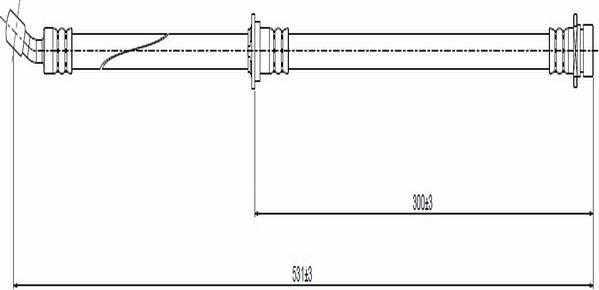 CAVO C800 692A - Спирачен маркуч vvparts.bg