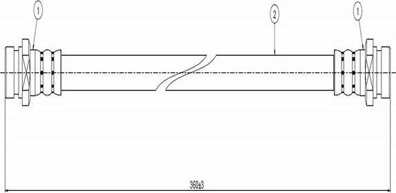 CAVO C800 058A - Спирачен маркуч vvparts.bg