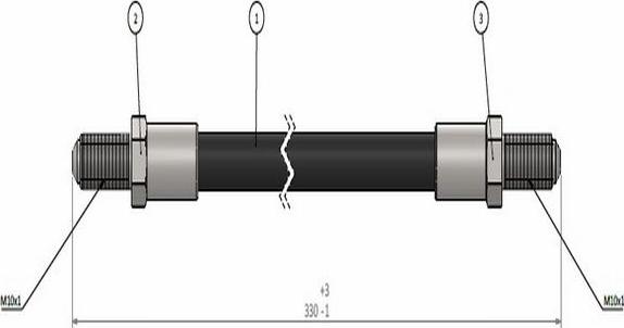 CAVO C800 030A - Спирачен маркуч vvparts.bg