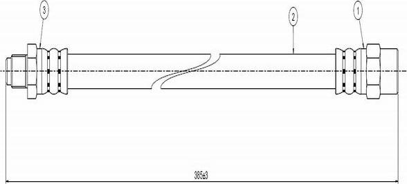 CAVO C800 112C - Спирачен маркуч vvparts.bg