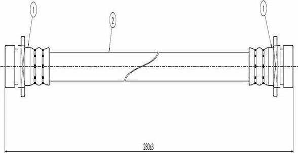 CAVO C800 302A - Спирачен маркуч vvparts.bg