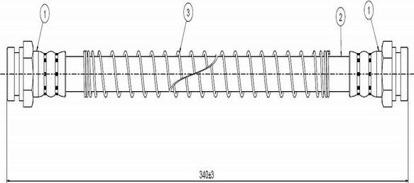 CAVO C800 293B - Спирачен маркуч vvparts.bg