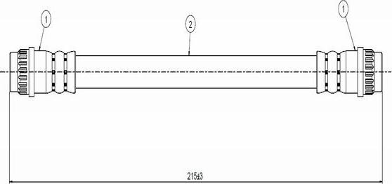 CAVO C800 762A - Спирачен маркуч vvparts.bg