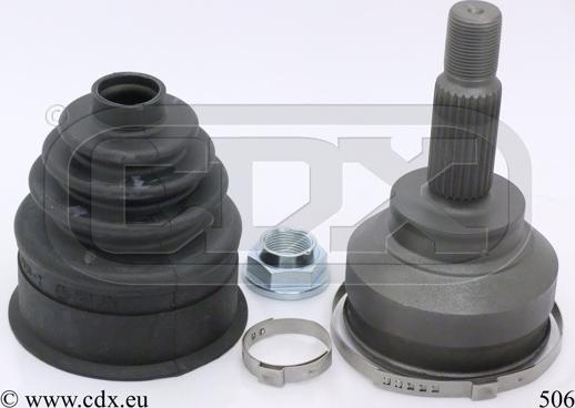 CDX 506 - Каре комплект, полуоска vvparts.bg