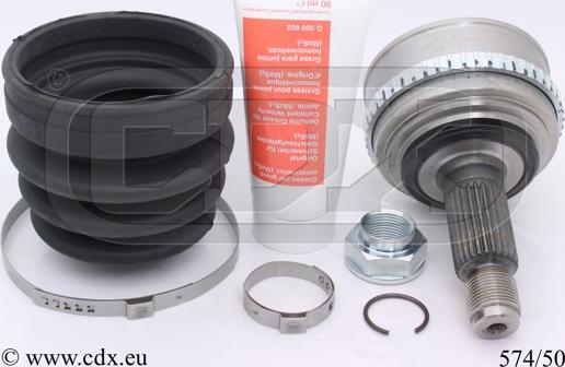 CDX 574/50 - Каре комплект, полуоска vvparts.bg