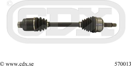 CDX 570013 - Полуоска vvparts.bg