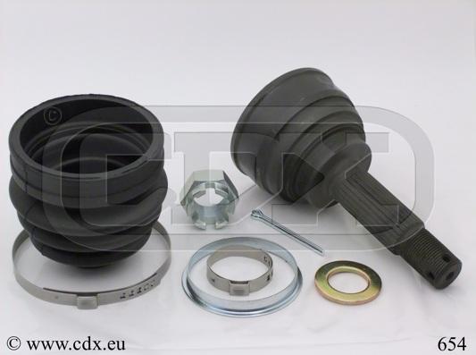 CDX 654 - Каре комплект, полуоска vvparts.bg